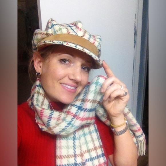 Coach Tattersall Hat & Scarf Y2K - Picture 1 of 2